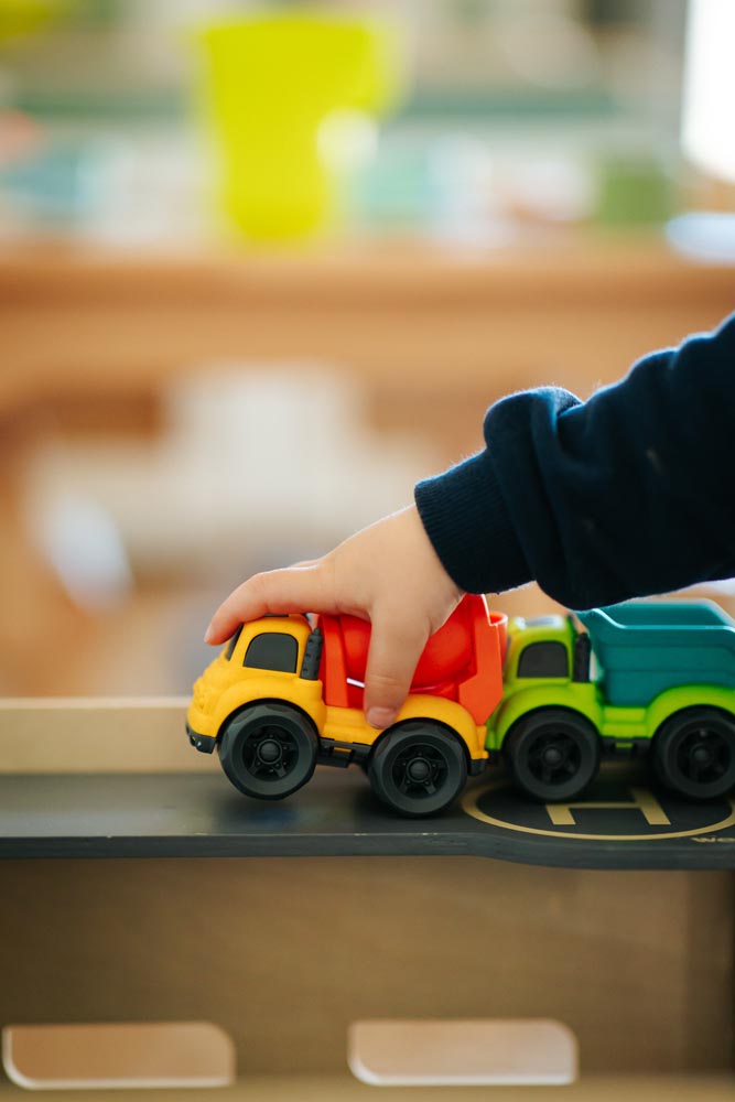 Activité d'éveil à la micro-crèche